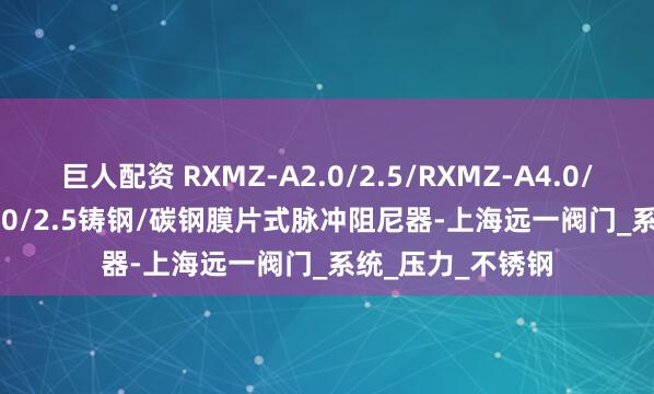 巨人配资 RXMZ-A2.0/2.5/RXMZ-A4.0/2.5/RXMZ-A6.0/2.5铸钢/碳钢膜片式脉冲阻尼器-上海远一阀门_系统_压力_不锈钢