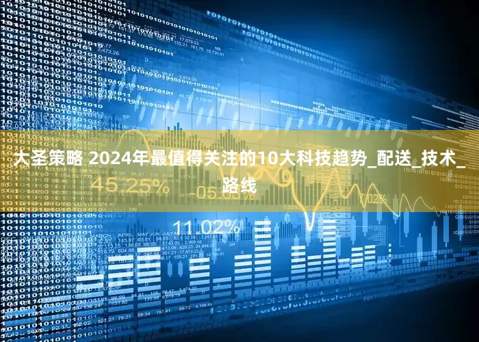 大圣策略 2024年最值得关注的10大科技趋势_配送_技术_路线