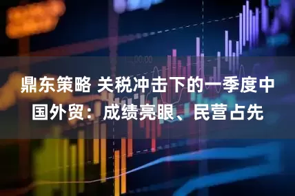 鼎东策略 关税冲击下的一季度中国外贸：成绩亮眼、民营占先
